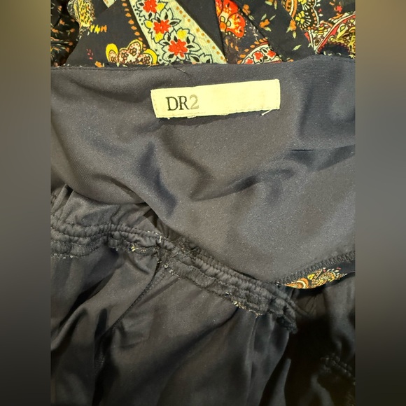 DR2 Navy Paisley Midi Dress - Picture 3 of 3